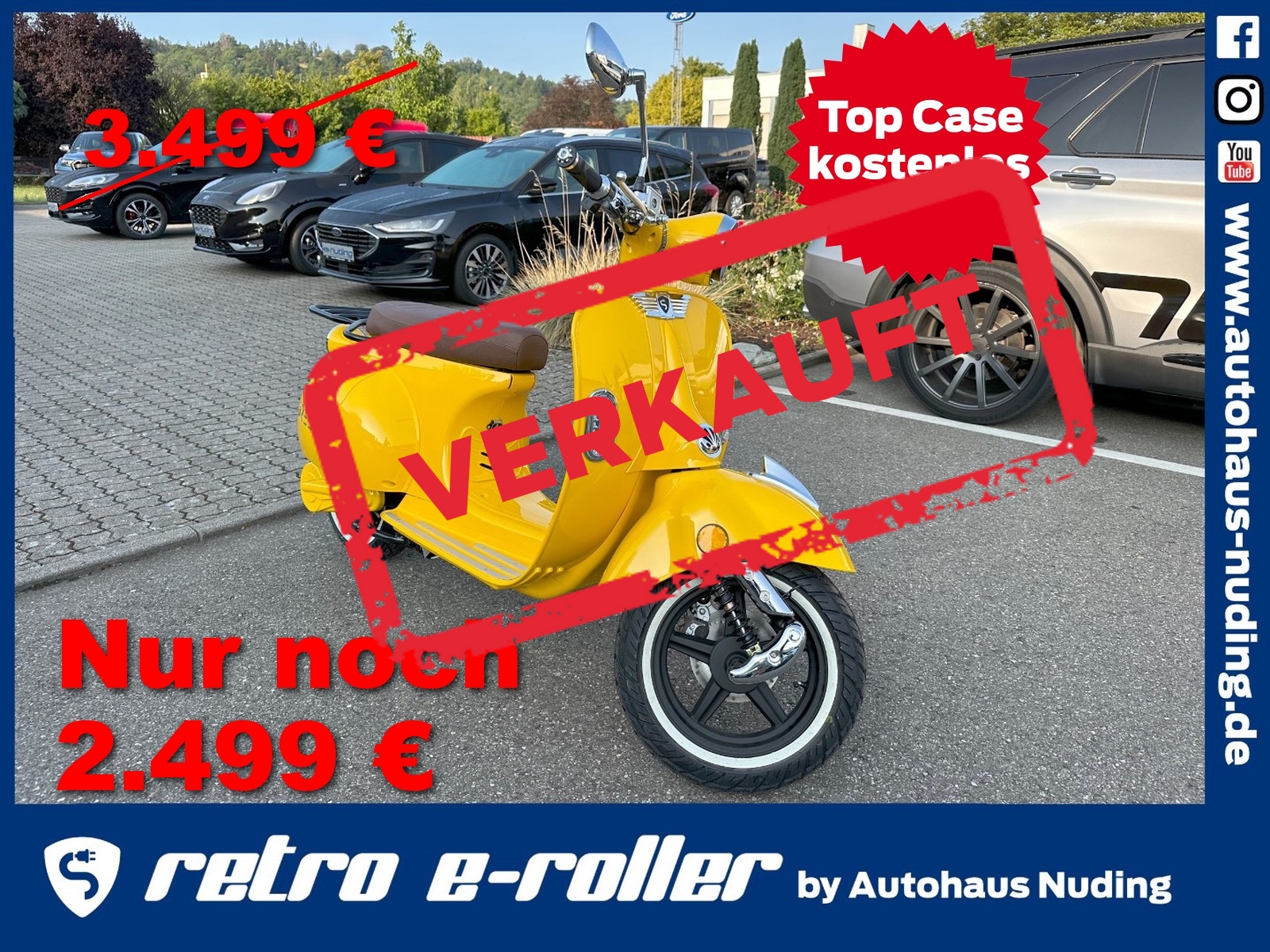 Amalfi e-roller 45 km/h