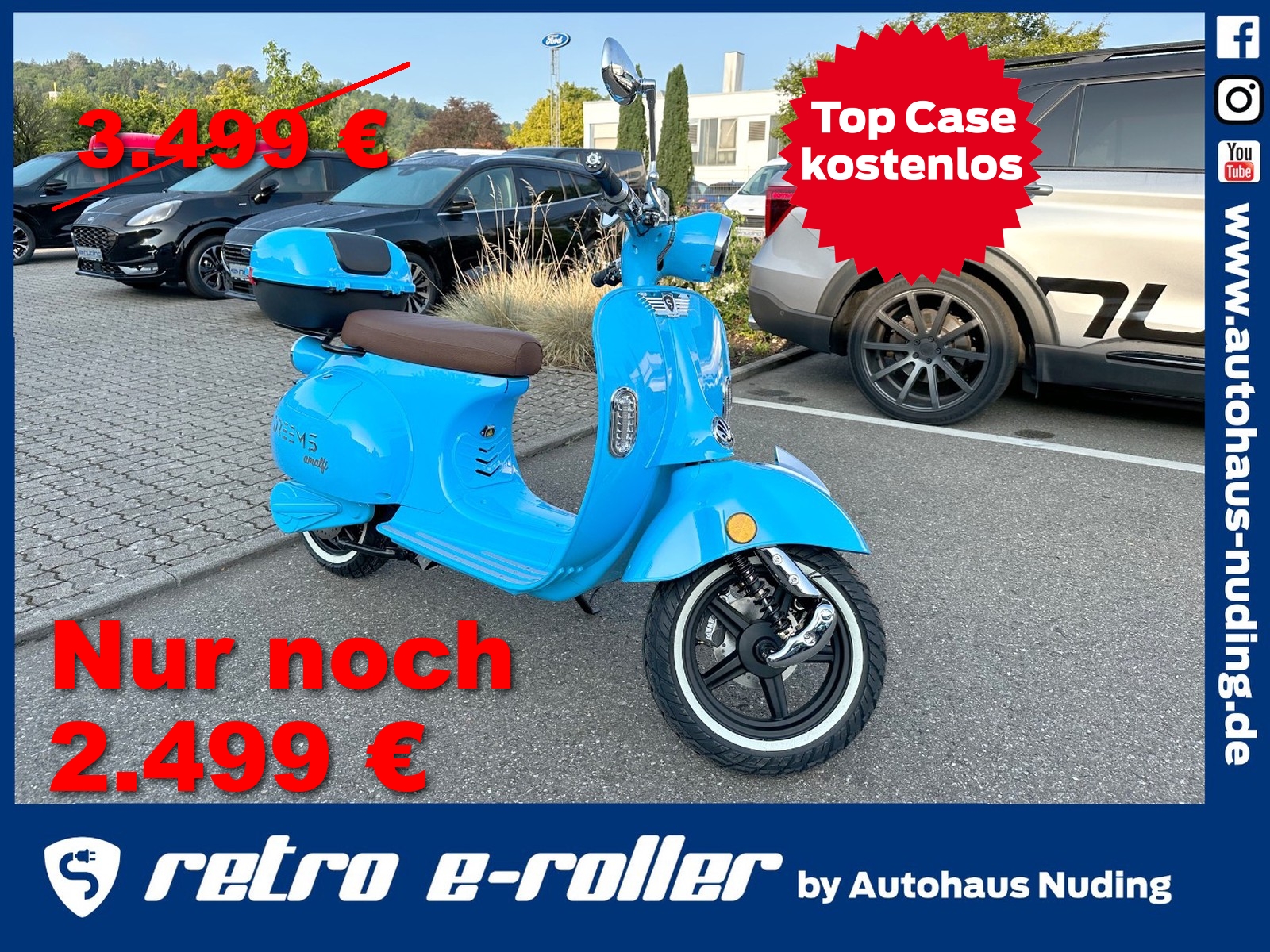 Amalfi e-roller 45 km/h