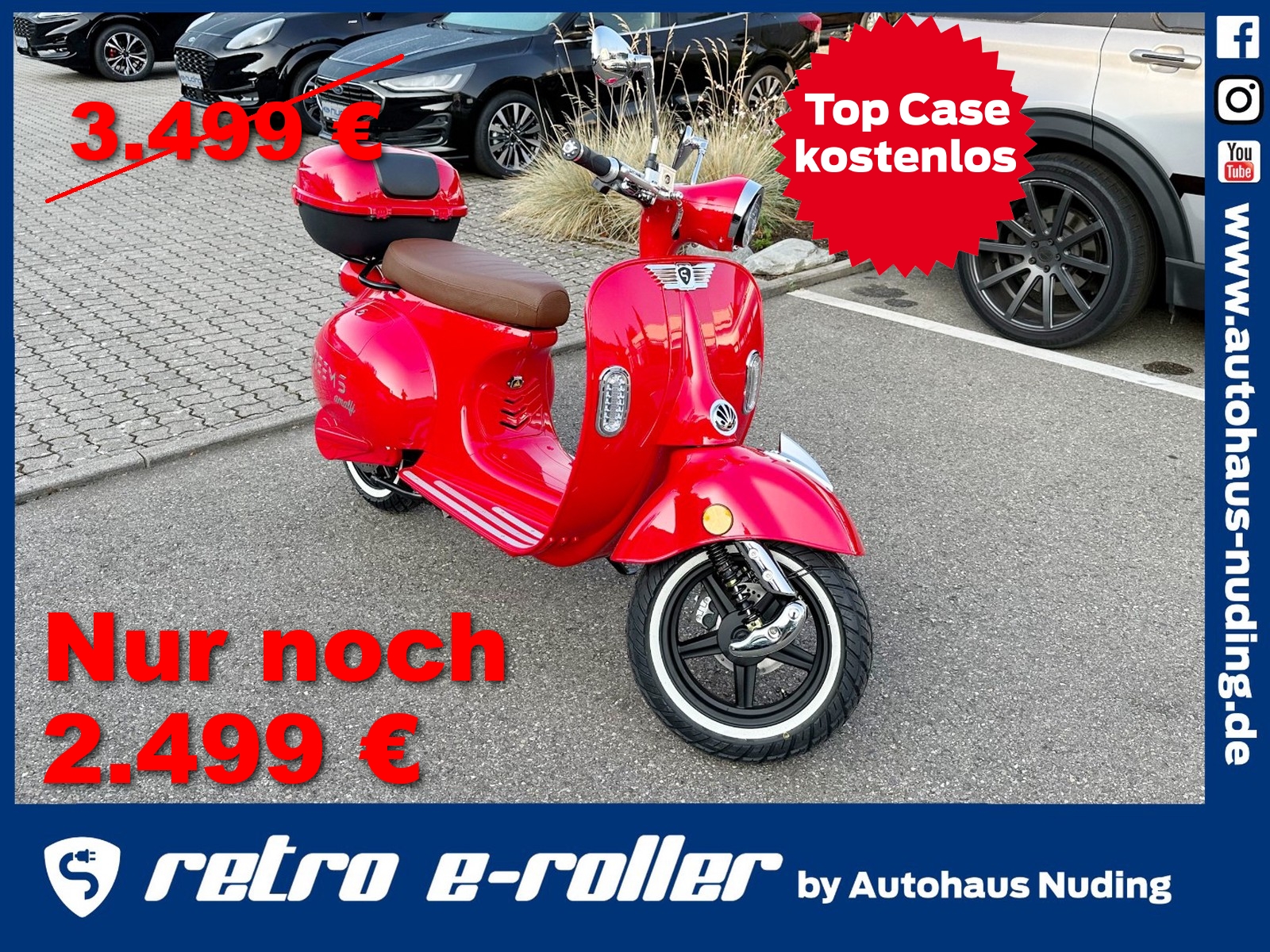 Amalfi e-roller 45 km/h