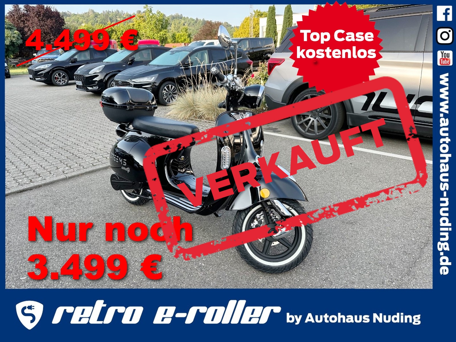 Amalfi s e-roller 75 km/h