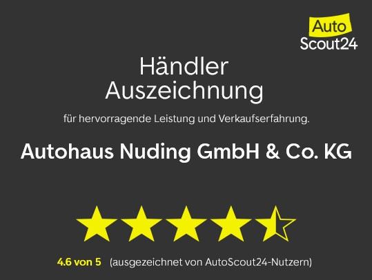 Autoscout24 Zertifikat | Ford Autohaus Nuding